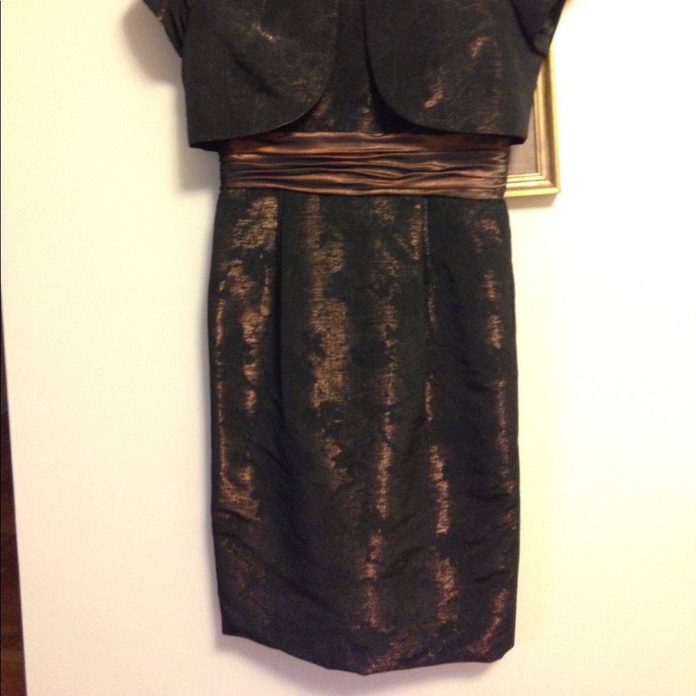 Badgley Mischka Dress w Bolero